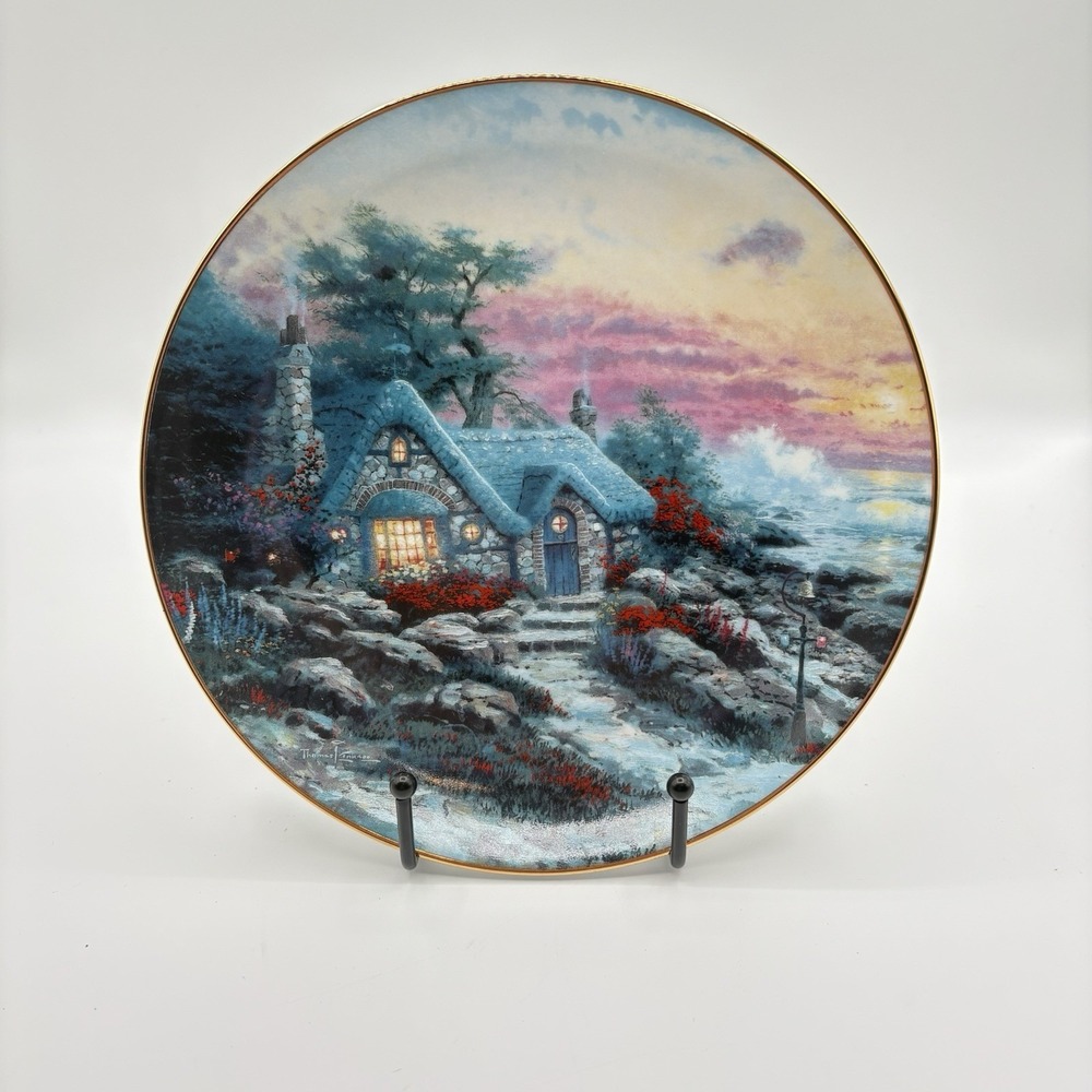Thomas Kinkade's Seaside Cottage Plate Number 8870A